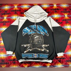 Vintage Dallas Cowboys Super Bowl XXVIII Champions 1994 Hoodie 90's M Artex USA